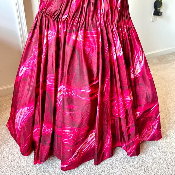 TONY BOWLS Paris 3D Floral Sequin Beaded Mermaid Pageant Prom Gown—SZ. 4 - Picture 4 of 17